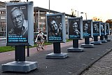 05-11-2021 Breda -  Met een fotoexpostie nabij het centrum neemt het AMPHIA ziekenhuis afscheid van de locatie Langendijk. Oud medewerkers, artsen, patienten en bezoekers staan op de geexposeerde foto's. - Fotokrant