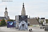 04-09-2020 Breda - De 1e foto&rsquo;s van het Internationale fotofestival BredaPhoto zijn al opgehangen.. Het fotofestival is 1 van de weinige evenementen die ondanks het Coronavirus kan doorgaan. - Fotokrant