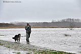 14-01-2023 Breda - Een uniek moment, voor het eerst maakt men officeel gebruik van de Vierde Bergboezem als overloop gebied om de stad te beschermen tegen wateroverlast. - Fotokrant