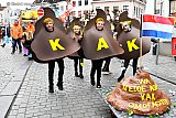 25-02-2020 Breda-  Wat krijg je als je KAK omdraait. Dit was het opschrift op de kleinste carnavalswagen van de Brakkensliert. - Fotokrant
