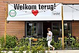 05-06-2020 Breda -De Bredase horeca is blij dat de bezoekers terug zijn na de Corona lockdown. Maar wil niet mee doen aan de persoonsregistratie mbt het bron en contactonderzoek. - Fotokrant