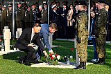 29-10-2019 Breda -  Koning Willem Alexander en de Poolse president Duda legde tergelijk bloemen op het graf van generaal Maczek. - Fotokrant