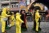 04-03-2019 Breda - De NACsupporters van De Rat van 11 namen NAC op de hak en waren opzoek naar mensen met de juiste vorm. Een lid van de Raad van Elf had de juiste vorm. - Fotokrant