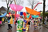 03-03-2019 Ulvenhout - Omgekeerde paraplus waren ineens coctailglazen in het Bosuilendorp. - Fotokrant