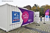 12-10-2025 Breda - Afgelopen weekend is de Changing Places container gepresenteerd. Dit is een mobiele verzorgingsunit in een zeecontainer. Deze unit gaan we terug zien bij evenementen. - Fotokrant