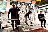 25-01-2020 Breda - In een van de bijgebouwen van de koepel gevangenis werd op muziek door Sylvia Thijsen kunst gemaakt - Fotokrant