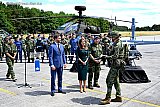 29-06-2026 Gilze Rijen - Op vliegbasis Gilze - Rijen is de defensienota gepresenteerd aan de minister van defensie Yesilgoz en Staatsecretaris Boswijk. In de nota staat dat er in Breda een  Space Command komt. - Fotokrant