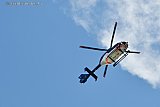 10-05-2019  Moerdijk - Ondertussen hield de politie vanuit de lucht de haven scherp in de gaten. - Fotokrant