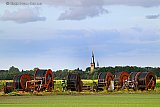 23-07-2026 Breda - Beregeningsinstallaties staan werkeloos in het veld. Vanwege de droogte mag  er van het waterschap geen water opgepompt worden. - Fotokrant