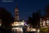23-03-2024 Breda - Door de verlichting van de Grote of Onze Lieve VrouweKerk tijdens Earth Hour 1 uur te doven stond de stad stil bij het natuurverlies en de klimaatverandering. Het doven van lichten gebeurde over heel de wereld. - Fotokrant