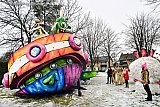 15-02-2021 Prinsenbeek - Een van de bouwwerken  die in het dorp staat is deze enorme ufo.  - Fotokrant