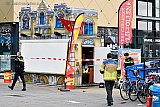 30-12-2021 Breda - In een oliebollenkraam op evenementencomplex Breepark doet de brandweer technisch onderzoek nadat er een explosie heeft plaatsgevonden waarbij 3 mensen gewond zijn geraakt . - Fotokrant