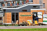 26-11-2019 Breda - Met 12C is het voor de tijd van het jaar warm buiten. De gemeente heeft de strandstoelen voor u al klaar staan bij de Greenhopper op Heksenwiel. - Fotokrant