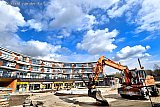 26-03-2019 Breda - Op winkelcentrum Heksenwiel is men druk bezig met de herinrichting van de buitenruimte. De overlast duurt nog een maand. Er kan wel gewoon gewinkeld worden. - Fotokrant