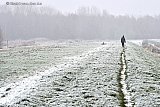 17-12-2022 Breda - Het is ijzig koud en vriest de hele dag. Er is een oproep om zo min mogelijk naar buiten te gaan ivm ijzel in de avond en nacht.(code geel) Toch moet de hond worden uitgelaten. - Fotokrant