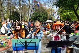 27-04-2023 Breda - In stadspark Het Valkenberg liet tijdens de vrijmarkt  jong talent van zicht horen. - Fotokrant