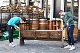 22-04-2021 Breda - De horeca is druk bezig met de voorbereidingen om de terrassen te heropenen. Maar de besmettingscijfers van het RIVM zijn met 9648 hoog.
 - Fotokrant