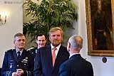 08-11-2022 Breda - Zijne Majesteit Koning Willem Alexander bezocht verschillende zalen in het kasteel. - Fotokrant