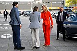 16-09-2026 Breda - Hare Majesteit Koningin Maxima bezocht het stadion van  NAC Breda ivm de documentaire Echte Mannen Huilen Niet. - Fotokrant