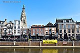 25-03-2022 Breda - NAC fans van Ons NAC zijn inmiddels met een Statement gekomen over de voorgenomen overname van de club door de City Football Group. Hingen er gisteren spandoeken op het stadion. Vandaag geeft men in de binnenstad een signaal af. - Fotokrant