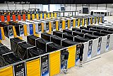 31-03-2026 Breda - Het COA heeft voor 500 asielzoekers een noodopvang gebouwd in evenementenhal Breepark. - Fotokrant