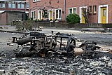 01-01-2026 Breda - Op verschillende plekken liggen uitgebrande scooters. - Fotokrant