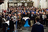 05-01-2019 Breda - Burgemeester Paul Depla spreekt tijdens de nieuwjaarsreceptie van de gemeente in de Grote kerk de bevolking toe. - Fotokrant
