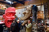 12-01-2020 Breda - Wie dat wilde kon ook een kijkje achter de schermen nemen en zag hoe men van klei een prachtige kop maakte. - Fotokrant