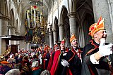 05-02-2023 Breda - Nadat het 2 jaar niet kon vanwege corona is in de Grote of Onze Lieve Vrouwekerk weer een Oeledienst gehouden. Tijdens de dienst ging men in polonaise door de kerk. - Fotokrant