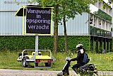 07-05-2019  Breda - De politie doet met spoed middels een tekstkar een oproep om naar Opsporing Verzocht te kijken. Men gaat daar een compositietekening laten zien ivm met de gezochte doorrijder van de Hamdijk. - Fotokrant