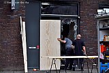 13-07-2025 Breda - Na het technisch onderzoek konden timmermannen aan de gang om de gaten te dichten. - Fotokrant