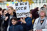 06-11-2019 Breda -  Niet alleen juffen en meesters lieten van zich horen . Ook enkele kinderen deden dat. - Fotokrant