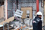 28-11-2019 Breda -Nadat de muren gesloopt waren was goed te zien dat van de 2 pinautomaten niet veel meer heel was. - Fotokrant