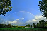 21-10-2026 Breda - Ter hoogte van de Asterdplas is een prachtige regenboog te zien. - Fotokrant