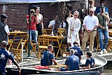 13-08-2020 Breda - De crew die zich had verzameld in een kleinere nieuwe boot kreeg ook met de wijwaterkwast te maken. - Fotokrant