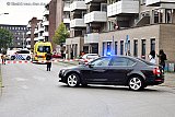 09-08-2019 Breda - In de Leuvenaarstraat is een man op straat neergeschoten. De politie heeft de omgeving afgezet en doet onderzoek. - Fotokrant