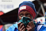 06&ndash;10-2019 Breda - Bij de vrouwen liep Naom Jebet tijdens de halve marathon een parkoersrecord.Na de finish kwam de emotie. - Fotokrant