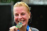 06&ndash;10-2019 Breda - 2e Kamerlid Atje Kuiken is maar wat trots op haar prestatie en haar medaille. - Fotokrant