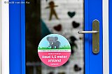 29-08-2020 Breda - Vanwege het Coronavirus is het belangrijk 1,5 meter afstand te houden. Aan kinderen word uitgelegd dat 1,5 meter zolang is als de slurf van een olifant. - Fotokrant
