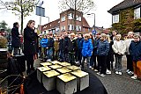 07-11-2022 Breda - Wethouder Marieke de Nobel sprak de schoolkinderen die bij het project zijn betrokken toe. - Fotokrant