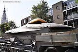 25-07-2019 Breda - In de straten van Breda was een straaljager te zien. Het gevechtsvliegtuig dat jaren lang achter de gesloten poorten van de KMA NLDA stond is in alle stilte door defensie verwijderd . - Fotokrant