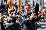 01-05-2021 Breda - De meest fanatieke terrasbezoeker is ongetwijfeld Gerrie die vanaf de heropening tot heden al 147 terrassen in de stad bezocht. - Fotokrant