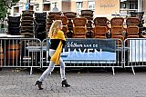 14-10-2020 Breda - De stijging van de hoeveelheid besmettingen van het Coronavirus gaat zo hard dat de horeca van de overheid opnieuw dicht moet. Aan de haven staan al opgestapelde terrassen.
 - Fotokrant