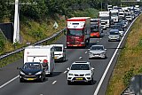 10-07-2026 Breda - De zomervakantie is begonnen en het is druk op de snelwegen rond de stad. - Fotokrant
