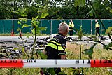 31-07-2024 Rucphen - Op de snelweg A58 nabij Breda International Airport is een vliegtuigje neergestort . - Fotokrant