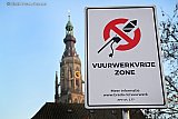 30-12-2025 Breda - Om de vuurwerkoverlast te beperken zijn in verschillende delen van de stad Vuurwerkvrije Zones  gemaakt. In deze zones mag geen vuurwerk worden afgestoken. - Fotokrant