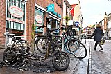 01-01-2021 Breda - In de nieuwjaarsnacht zijn verschillende scooters in de stad in brand gestoken. - Fotokrant
