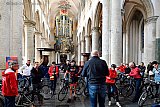 25&ndash;10-2019 Breda - In de Grote of Onze Lieve Vrouwe kerk werd bekend gemaakt dat de route van de VUELTA door de kerk heen gaat. - Fotokrant